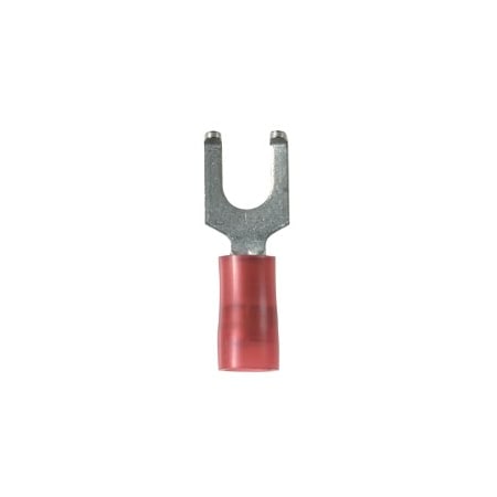 Flanged Fork Terminal, Nylon Insulated, 22 -, PN18-6FF-M, PK 1000